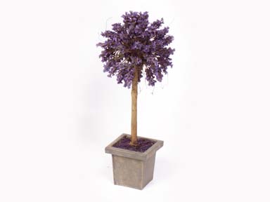 Lavendar single ball topiary