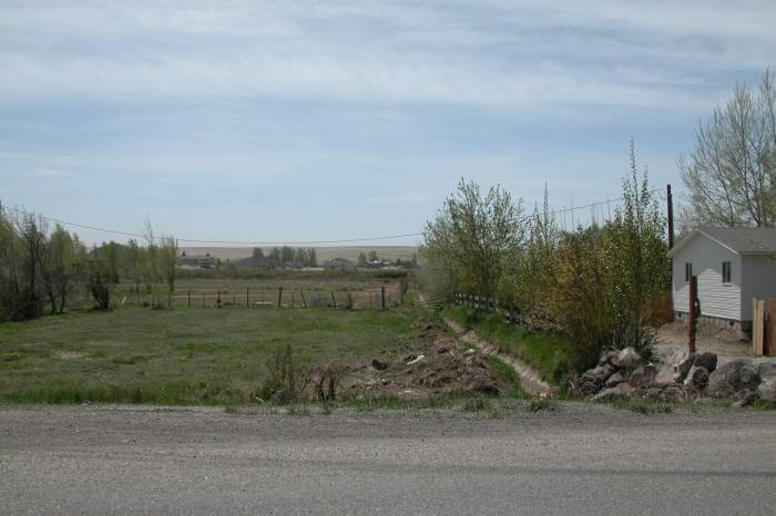 Looking South from corner