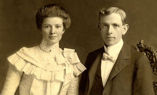 Francis W. Kirkham and wife, Martha Alzina Robison