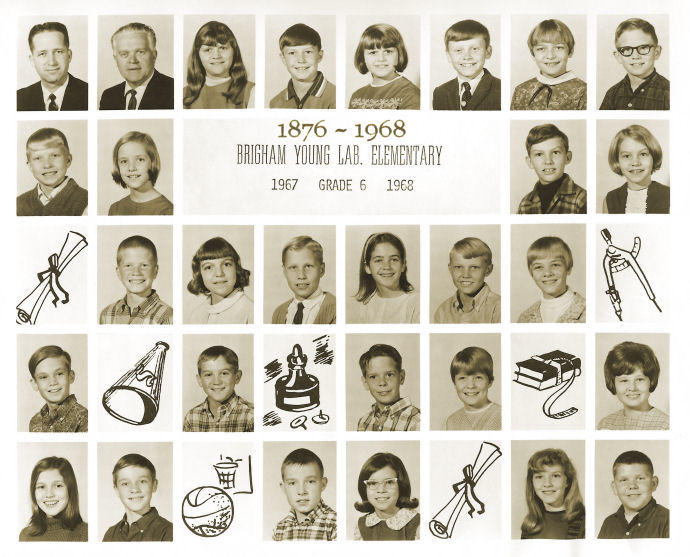 BYH Class of 1974 in 1968.