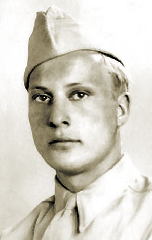 Rex A. Olson in the military.