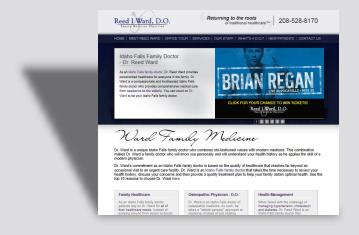 Idaho Falls Marketing Agency -Client Dr. Reed Ward