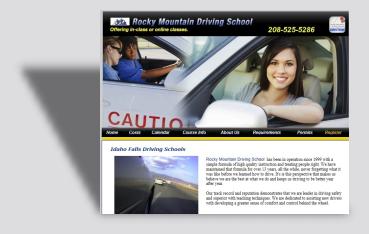 Idaho Falls Marketing Agency -Client Driving Schoo