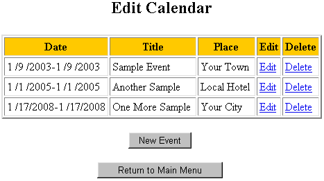 EZ-Bulletin Board Screen Capture