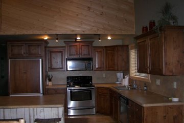 kitchen and dining