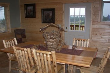 kitchen and dining