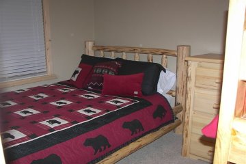 downstairs bedroom with bunkbed