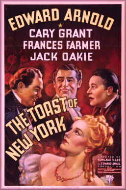 1937 Movie Poster ~ The Toast of New York