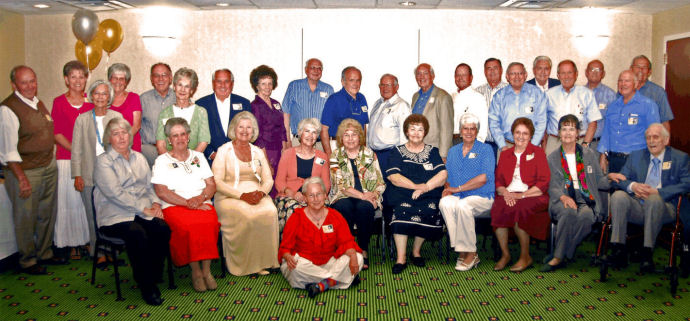 BYH Class of 1955 in July 2010 - 55 Reunion