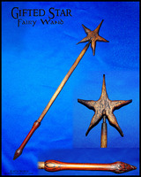 Gifted Star Magic Wooden Fairy Wand