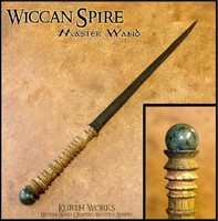 Wiccan Spire Magic Wand