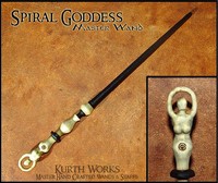 Spiral Goddess Magic Wand