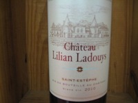 Chteau Lilian Ladouys Saint Estephe '14