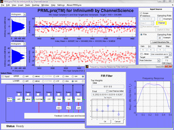 FIR Filtering Screen