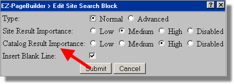 Site Search Block