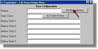 Button Builder window