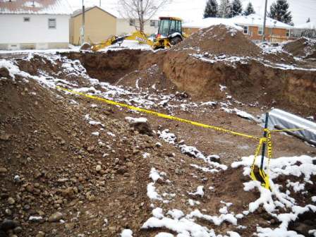 Basement excavation