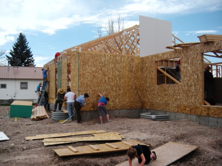 Partner Homeowner accumulates sweat equity hours