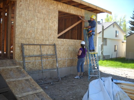 Partner Homeowner and experienced Thrivent Builds