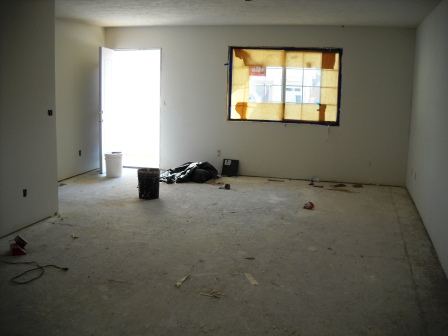 Work continued on the interior texture, paint 