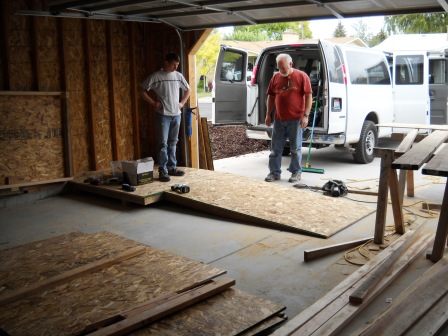 The safe landing platform and access ramp