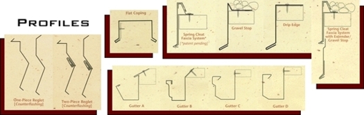 Fascia, Reglets, Gutter and Coping Systems