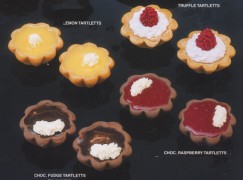 artificial desserts pies cakes