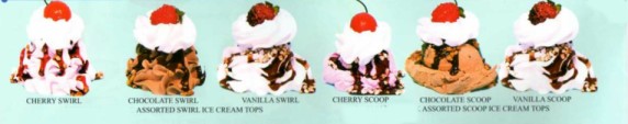 Artficial Fake Ice Cream Scoops