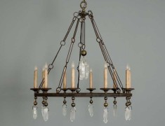 Hart Chandelier Pure Rock Crystal
