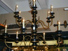 Antique Black Chandelier