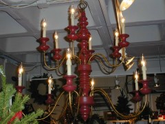 Antique Red Chandelier
