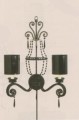 Black Crystal Wall Sconce