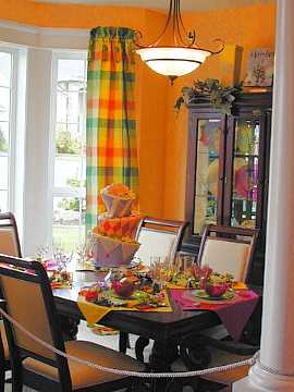Dining Room DraperyWindow Treatment