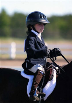 Hannah - Future Friesian Rider!