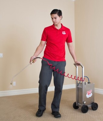 Man Cleaning Carpet