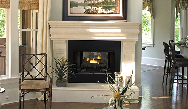 Vent Free Gas Log Fireplace