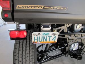 LED License Plate Bracket Polaris Ranger 900 XP