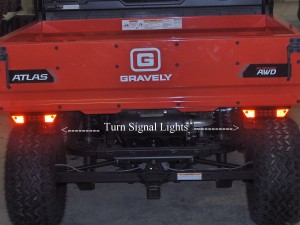 LED Turn Signal Kit on a Gravely Atlas JSV