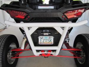 LED License Plate Bracket Polaris RZR 1000 XP