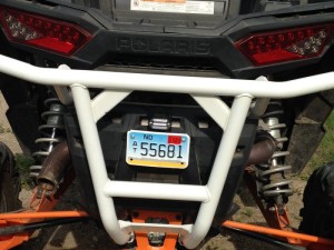 LED Lighted License Plate Bracket Kit #312