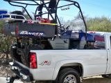 2006 Polaris Ranger XP in the back of the truck!