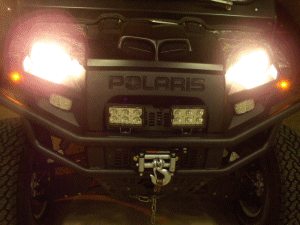SM LED Turn Signal Kit on 2009 Polaris Ranger XP