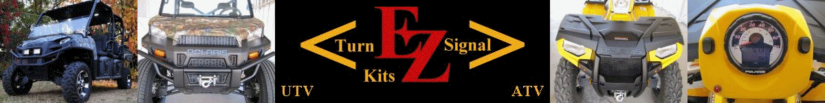 LED Turn Signal Kits: Polaris Ranger XP HD HO RZR Crew Sportsman, Yamaha Rhino Grizzly, Cam-Am Commander Maverick Outlander, Kawasaki Mule Teryx Brute Force, Honda Big Red MUV Rancher Foreman Rubicon, Arctic Cat Prowler Wildcat MudPro, Coleman Outfitter, Bobcat, Golf Cart, any Side-by-Side UTV or ATV