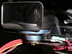 Horn Kit mounted on 2009 Polaris Ranger 700 XP