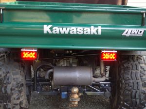 LED Dual Mode Lights on 2007 Kawasaki Mule 610