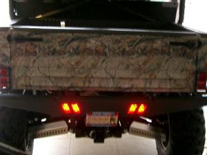 LED Turn Signal Kit mounted on 2011 Kawasaki Teryx
