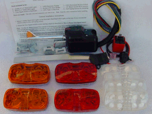LED Running Lights & Turn Signal Kit: 12 LEDs each