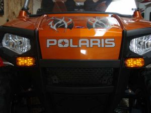LED Turn Signal Kit mounted on 2009 Polaris RZR