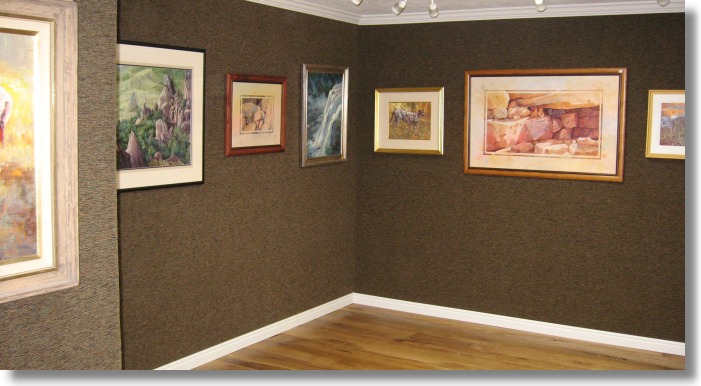 View of the gallery of the Guild building
