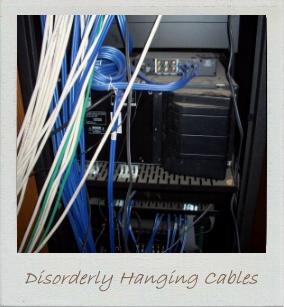 Hall of Shame - Disorderly hanging cables!